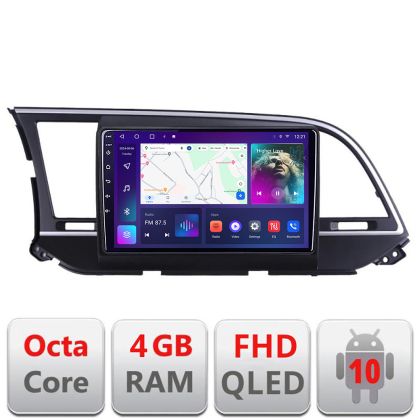 Navigatie Hyundai Elantra 2015-2018 B-581 Android Ecran QLED octa core 4+64 carplay android auto KIT-581+EDT-E309V3