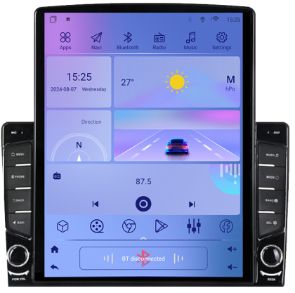 Navigatie Ford Transit 2019- varianta cu ecran de fabrica Android radio gps internet quad core 2+32 ecran vertical 9.7" Kit-transit-2019-b+EDT-E708