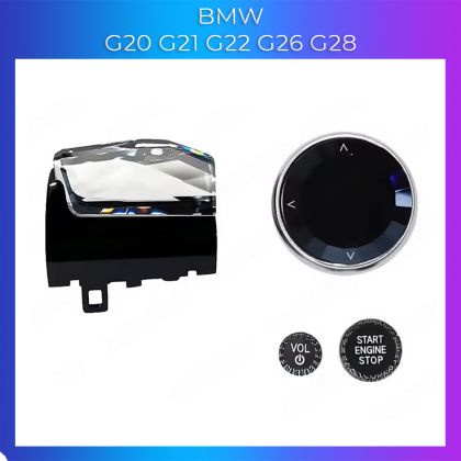 Lumini Ambientale BMW G20 G21 G22 G26 G28 i3 i4 X3 X5 X6 X7 SERIA 2 3 4 cristal iluminat pentru schimbător control telefon sau sistem original
