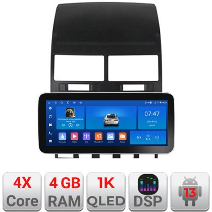 Navigatie VW Touareg 2004-2011 Edotec 4+64 12.3 inch Incell 1K android Wifi 5Ghz gps internet