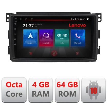 Navigatie Smart 2005-2010 E-Smart05 Octa Core cu Android Radio Bluetooth Internet GPS WIFI DSP 4+64GB 4G RESIGILAT