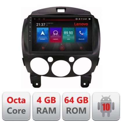 Navigatie Mazda 2 2007-2013 Android radio gps internet Octa Core 4+64 LTE Kit-mazda2+EDT-E509-PRO RESIGILAT