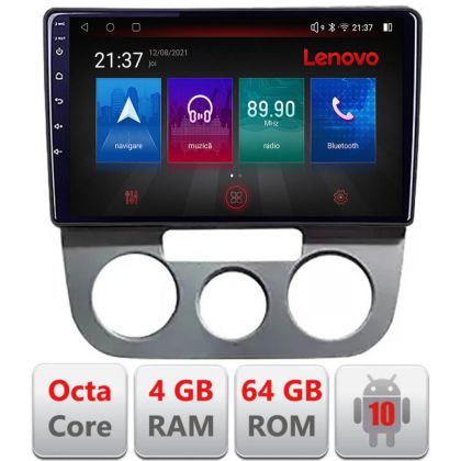 Navigatie VW Golf 5 2004-2010 clima manuala Android radio gps internet Octa Core 4+64 LTE KIT-golf5-manual+EDT-E510-PRO RESIGILAT