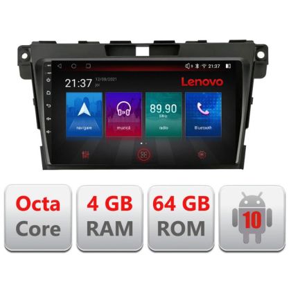 Navigatie Mazda CX-7 2009 E-097 Octa Core cu Android Radio Bluetooth Internet GPS WIFI DSP 4+64GB 4G RESIGILAT