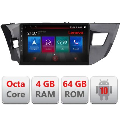 Navigatie Toyota Corolla 2013-2017 E-470 Octa Core cu Android Radio Bluetooth Internet GPS WIFI DSP 4+64GB 4G RESIGILAT
