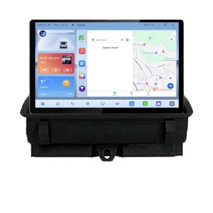 Navigatie dedicata Audi Q3 2011-2018 Edonav ecran 13" 1K 4+64 Android Waze USB Navigatie 4G 360 Toslink Youtube Radio KIT-q3 si E