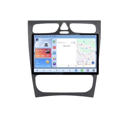 Navigatie dedicata Mercedes C W203 2000-2004 N-clk Edonav ecran 13" 1K 4+64 Android Waze USB Navigatie 4G 360 Toslink Youtube