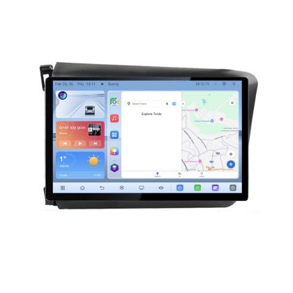 Navigatie dedicata Honda Civic 2012-2015 N-132 Edonav ecran 13" 1K 4+64 Android Waze USB Navigatie 4G 360 Toslink Youtube Radi