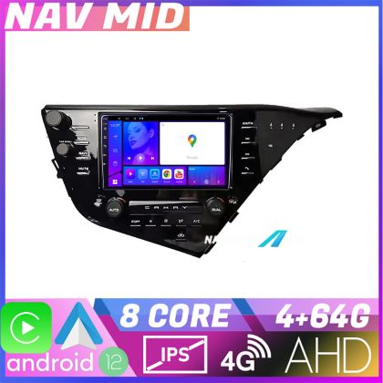 Navigatie Toyota Camry 2017 2021 V2 EDOTEC-LITE Android Ecran 720P Octa Core 4+32 Carplay