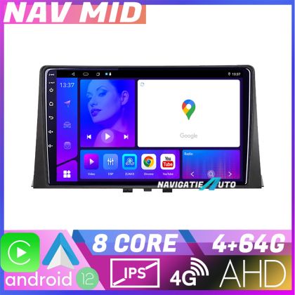 Navigatie Citroen Berlingo 2019 2021 KIT berlingo18 EDOTEC-LITE Android Ecran 720P Octa Core 4+32 Carplay v3