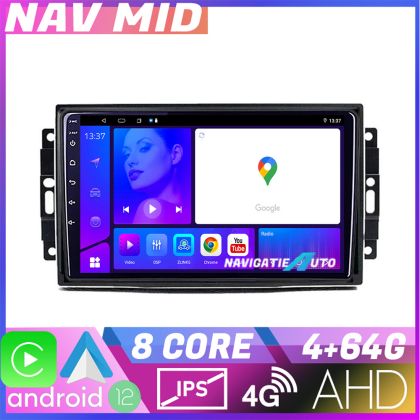 Navigatie Chrysler Jeep KIT 202 EDOTEC-LITE Android Ecran 720P Octa Core 4+32 Carplay v3