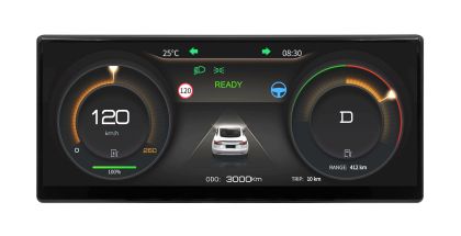 Ceasuri electronice digitale FULL HD Tesla Model 3/Y 2015-2023