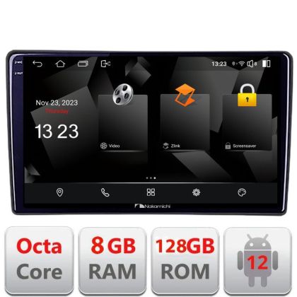 Navigatie Toyota Android radio gps internet 8+128 carplay android auto v1