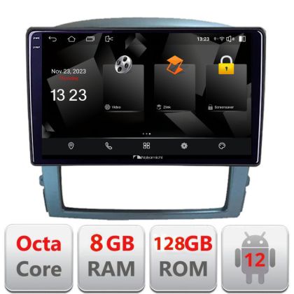 Navigatie Kia Sorento 2006-2009 Android Octa Core Qualcomm 2K Qled 8+128 DTS DSP 360 4G Optical