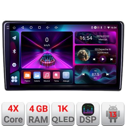 Navigatie universala 2din 9 inch 4+64 InCell Display 1K Android Waze USB Navigatie Internet Youtube Radio A-2din-1