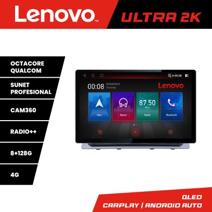 Navigatie Honda CR-V 2023- Qled 2K Octa Core 8+128 LTE 4G DSP Wifi 5Ghz HDMI android auto carplay radio gps internet kit-crv2023+ULTRA-2K-13-8+128+kit-10-9