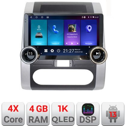 Navigatie Nissan X-trail old Kit-001 Edotec  4+64 10.5 inch Incell 1K android Wifi 5Ghz gps internet  Cor