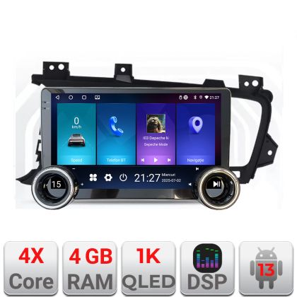Navigatie Kia Optima 2011-2013 Kit-091 Edotec  4+64 10.5 inch Incell 1K android Wifi 5Ghz gps internet  C