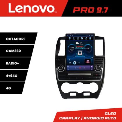Navigatie Land Rover Freelander 2007-2011 Lenovo Tesla Qled 9.7" Octacore 4Gb RAM 64Gb Hdd 4G DSP Carplay Android Auto 360 camere Bluetooth