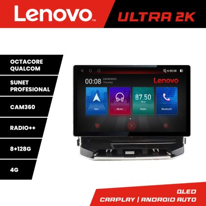 Navigatie Jeep Compass 2021- Qled 2K Octa Core 8+128 LTE 4G DSP Wifi 5Ghz HDMI android auto carplay radio gps internet kit-compass2021+ULTRA-2K-13-8+128+kit-10-9