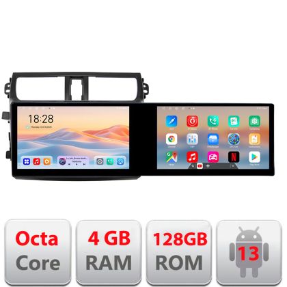 Navigatie Suzuki Celerio 2014-2021 Edotec 2 ecrane  8 core 4+128 21.6 inch Incell android Wifi 5Ghz gps internet  KIT-celerio