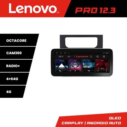 Navigatie VW Touran 2010-2016 K-touran3 Lenovo PRO 4+64 12.3 inch qled android 4G DSP gps internet a