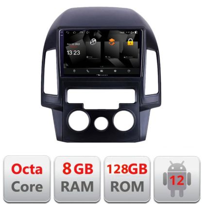 Navigatie Hyundai I30 2009-2012 clima manuala 5960Pro-I30AC Android Octa Core Qualcomm 2K Qled 8+128 DTS DSP 360 4G Optical