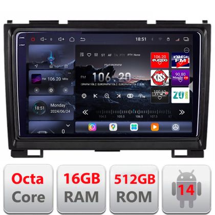 Navigatie Hummer H2 intre anii 2008-2009 Android radio gps internet 8 core QLED 2K 16+512GB 360 Edotec V2