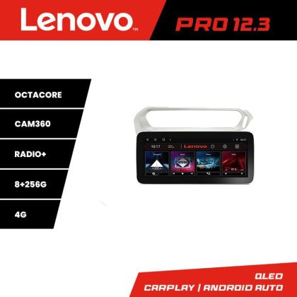 Navigatie Peugeot 301 Citroen K-Elisee K-301 Lenovo PRO 8+256 12.3 inch qled android 4G DSP gps internet S v1