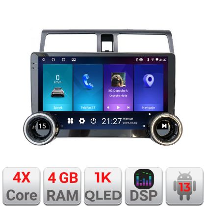 Navigatie SUZUKI SWIFT 2003-2010 Kit-Swift Edotec  4+64 10.5 inch Incell 1K android Wifi 5Ghz gps internet