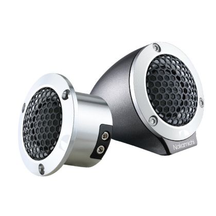 Set 2 Difuzoare tweeter dome auto Nakamichi, 25mm, cu finisaj premium