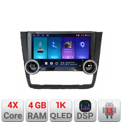 Navigatie BMW Seria 1 E87 Kit-bmw117 Edotec  4+64 10.5 inch Incell 1K android Wifi 5Ghz gps internet