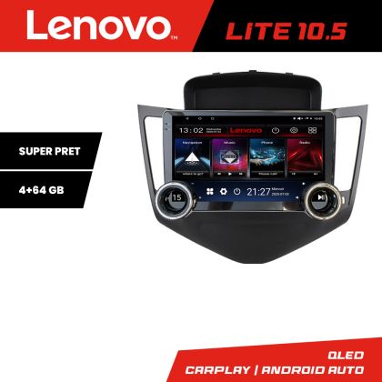 Navigatie Chevrolet Cruze 2009- Kit-045 Lenovo  8 core 4+64 10.5 inch Incell 1K android Wifi 5Ghz gps internet