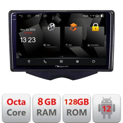 Navigatie Hyundai Veloster Android Octa Core Qualcomm 2K Qled 8+128 DTS DSP 360 4G Optical
