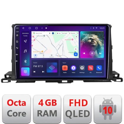Navigatie Toyota Highlander 2013-2018 Android radio gps internet 4+64 carplay android auto KIT-highlander13+EDT-E310v3