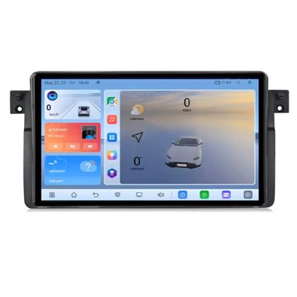 Navigatie BMW Seria 3 E46 C-052 Android 8 Core 2.2 Ghz 8+128 Qled 1K ADAS 4G LTE GPS 360 KIT-052+EDT-E409V3