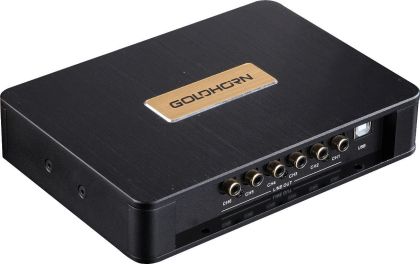 Amplificator cu DSP auto Goldhorn DSPA 406 6 canale 260 Watts max BT