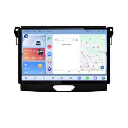 Navigatie dedicata Ford Ranger N-574 Edonav ecran 13" 1K 4+64 Android Waze USB Navigatie 4G 360 Toslink Youtube Radio KIT-574 si