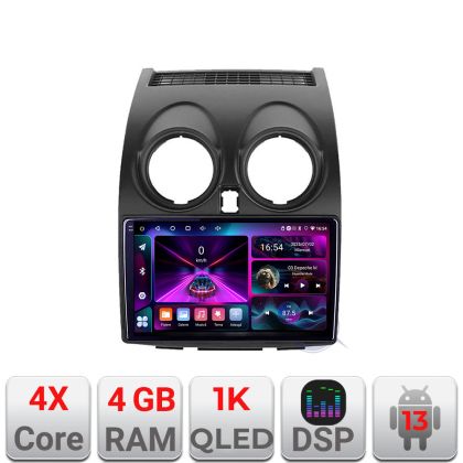 Navigatie Nissan Qashqai A-499  4+64 InCell Display 1K Android Waze USB Navigatie Internet Youtube Radio