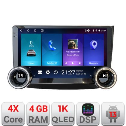 Navigatie Mercedes Vito Viano 2004-2006 dedicata Android cu butoane radio gps internet 4+64 InCell display Qled 1K Rockchip Kit-+EDT-E211-RK