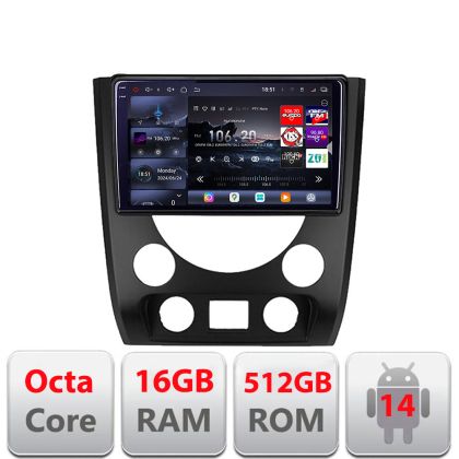 Navigatie Ssangyong rexton 2013-2016 Android radio gps internet  8 core QLED 2K 16+512GB 360 Edotec