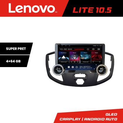 Navigatie Ford Transit V363 2015-2021 Lenovo  8 core 4+64 10.5 inch Incell 1K android Wifi 5Ghz gps internet  Kit-custom