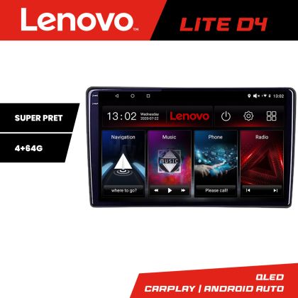 Navigatie Citroen Berlingo Opel Combo 2021- Lenovo QLED 1K 4+64 WIFI 5Ghz carplay android auto Android kit-berlingo2021+EDT-LITE-D4-10-4+64