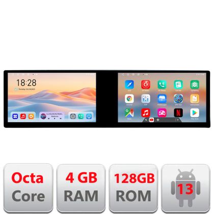 Navigatie Kia Ceed 2007-2009 Edotec 2 ecrane  8 core 4+128 21.6 inch Incell android Wifi 5Ghz gps internet  KIT-Ceed07