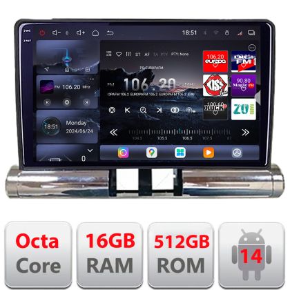 Navigatie Citoren C3 2017-2024 radio cd Qled 2K Octa Core 16+512 LTE 4G DSP Wifi 5Ghz android auto carplay radio gps internet Kit-+EDT-E809-2K