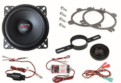 Sistem XFIT BWW 100 mm în 2 căi pentru față și spate pentru toate modelele BMW E, F și G cu crossover plug'n'play 135/90W (max/rms)