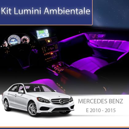 Lumini Ambientale NIGHTVIBE Mercedes E W212 2010-2015 dedicat set complet control telefon sau sistem original