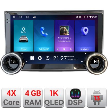 Navigatie Ford Transit 2019- varianta cu radio cd simplu Edotec  4+64 10.5 inch Incell 1K android Wifi 5Ghz gps internet  Kit-transit-2019-a