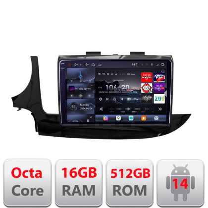 Navigatie Opel Mokka 2016- Edotec Kit-MOKKA2 8 core QLED 2K 16+512GB 360 Android Waze USB Navigatie Internet Youtube Radio v1