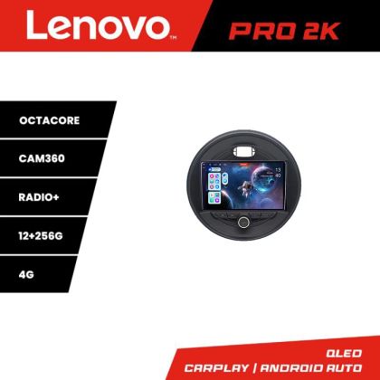 Navigatie Mini 2015-2019 masini fara ecran color de fabrica 8 core QLED 2K 12+256 360 Android Waze USB Navigatie Internet Youtube Radio Lenovo